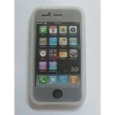 Θήκη απο σιλικόνη για το Apple iPhone 3G σε ημιδιάφανο γκρί χρώμα Θήκη απο σιλικόνη για το Apple iPhone 3G σε ημιδιάφανο γκρί χρώμα