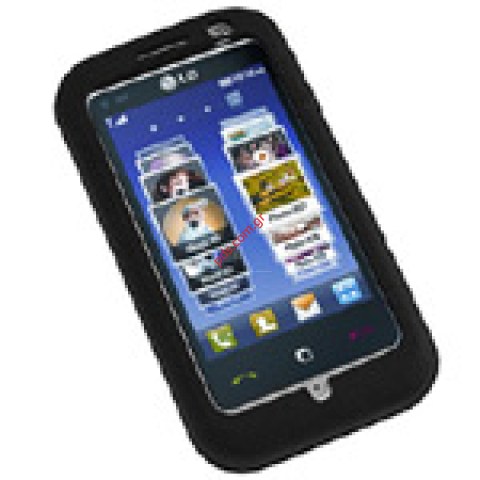 Case for LG KM900 Arena Silicon black