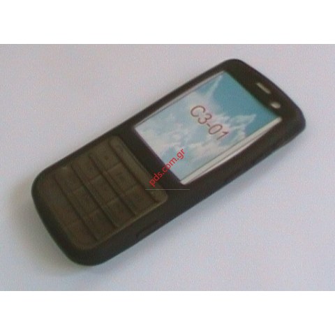 Θήκη από σιλικόνη  για το Nokia C3-01  σε μαύρο χρώμα Θήκη από σιλικόνη  για το Nokia C3-01  σε μαύρο χρώμα