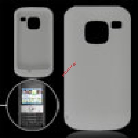 Θήκη απο σιλικόνη για το NOKIA E5 σε λευκό χρώμα  Θήκη απο σιλικόνη για το NOKIA E5 σε λευκό χρώμα