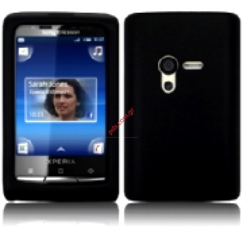 Θήκη απο σιλικόνη για το  Xperia X10 Mini σε μαύρο χρώμα Θήκη απο σιλικόνη για το  Xperia X10 Mini σε μαύρο χρώμα