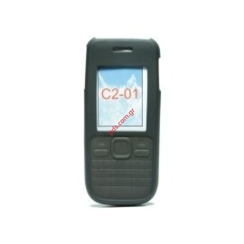 Θήκη από σιλικόνη Nokia C2-01 Black Θήκη από σιλικόνη Nokia C2-01 Black