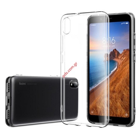 Θήκη διάφανη λεπτή 0.3mm clear Xiaomi RedMi 7A (5.45) TPU ultra thin clear Θήκη διάφανη λεπτή 0.3mm clear Xiaomi RedMi 7A (5.45) TPU ultra thin clear