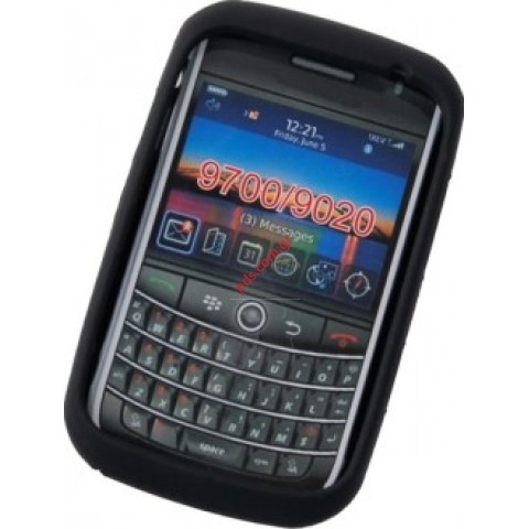 Θήκη για το Blackberry 9700 Bold απο σιλικόνη σε μαύρο χρώμα Silicon