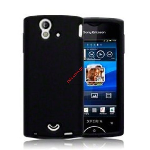 Θήκη Silicon SonyEricsson RAY ST18i σε μαύρο χρώμα. Θήκη Silicon SonyEricsson RAY ST18i σε μαύρο χρώμα.