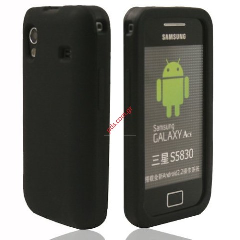 Case silicon for Samsung S5830 Galaxy Ace Βlack Case silicon for Samsung S5830 Galaxy Ace Βlack