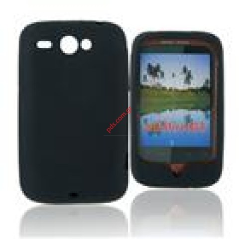 Απαλή θήκη Σιλικόνης για το HTC Wildfire σε μαύρο χρώμα
