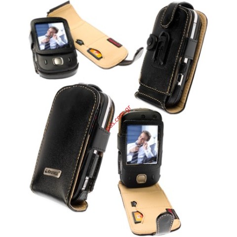Δερμάτινη θήκη Krusell Orbit Flex Luxus HTC Touch Dual με κλιπ ζώνης