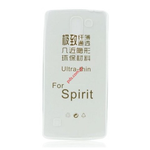 Back case ultra slim TPU LG Spirit H440n LTE Transparent.