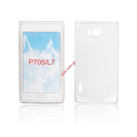 Transparent case clear white LG Optimus L7 P700 Transparent case clear white LG Optimus L7 P700