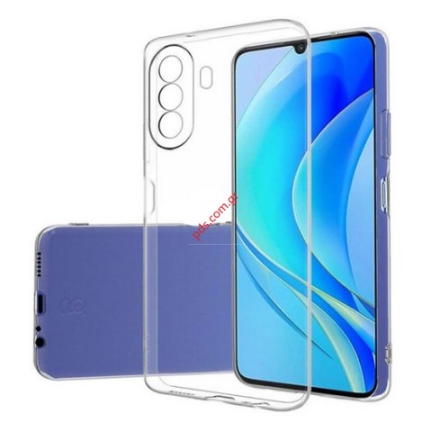 Διάφανη θήκη σιλικόνης Huawei Nova Y70 TPU Clear Blister