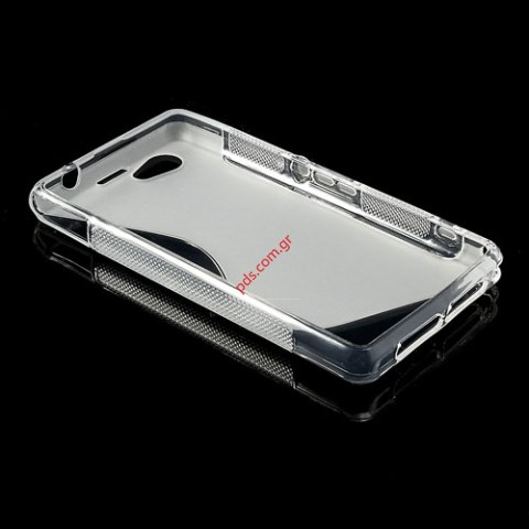 Διάφανη θήκη Sony Xperia Z1 Mini Compact D5503 S-Line Wave TPU 