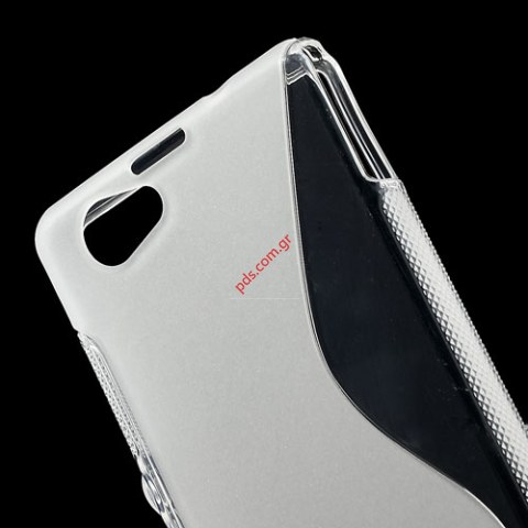 Διάφανη θήκη Sony Xperia Z1 Mini Compact D5503 S-Line Wave TPU 