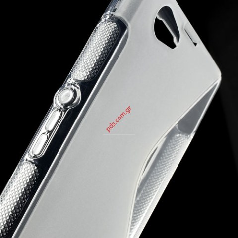 Διάφανη θήκη Sony Xperia Z1 Mini Compact D5503 S-Line Wave TPU 