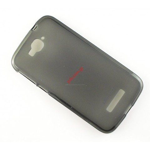 Διάφανη θήκη TPU Alcatel One POP C7 OT-7040, 7041 Black σε μαύρο χρώμα