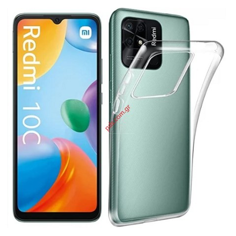 Διάφανη θήκη TPU Xiaomi Redmi 10C 4G Clear 2mm Blister Διάφανη θήκη TPU Xiaomi Redmi 10C 4G Clear 2mm Blister