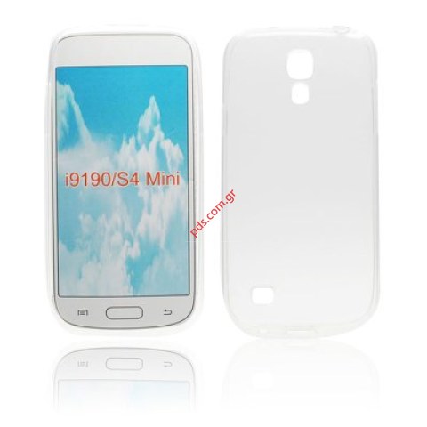 Διάφανη θήκη TRN Clear Samsung i9190 S4 Mini White σε λευκό χρώμα