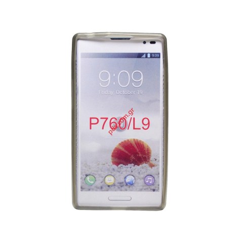 Διάφανη θήκη TRN LG P760 Optimus L9 Black σε μαύρο χρώμα