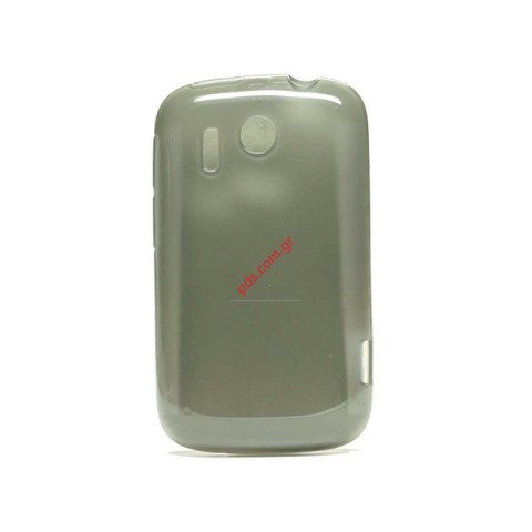 Πλαστική διάφανη ημίσκληρη θήκη HTC Explorer σε σκούρο χρώμα