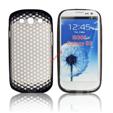 Transparent hard plastic Silicone Case for Samsung i9300 Galaxy S III - Transparent Black. Transparent hard plastic Silicone Case for Samsung i9300 Galaxy S III - Transparent Black.