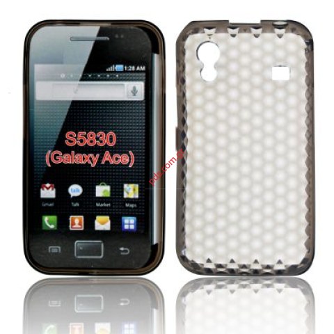 Transparent hard plastic case for Samsung S5830 Galaxy Ace in smoked black Transparent hard plastic case for Samsung S5830 Galaxy Ace in smoked black