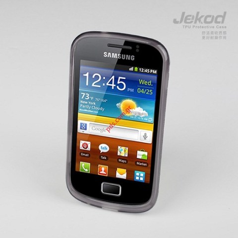 Πλαστική θήκη Jekod TPU Samsung GT Galaxy Mini II S6500 Black Blister.