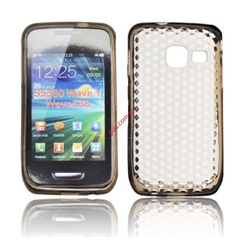 Πλαστική θήκη Samsung S5380 Wave Y σε μαύρο χρώμα TRN Πλαστική θήκη Samsung S5380 Wave Y σε μαύρο χρώμα TRN