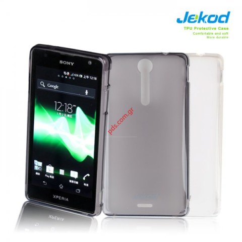 Πλαστική θήκη TPU Jekod Sony GX (LT29i) Black σε μαύρο χρώμα Πλαστική θήκη TPU Jekod Sony GX (LT29i) Black σε μαύρο χρώμα