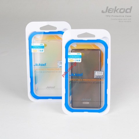 Πλαστική θήκη TPU Jekod Sony J ST26i Black σε μαύρο χρώμα 