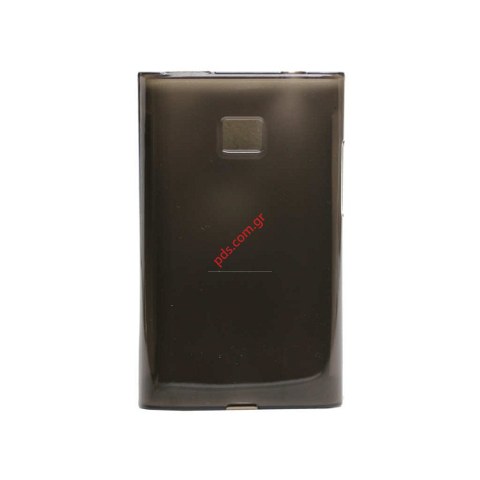 Transparent hard plastic silicon case for LG Optimus L3 E400 Clear in black color Transparent hard plastic silicon case for LG Optimus L3 E400 Clear in black color