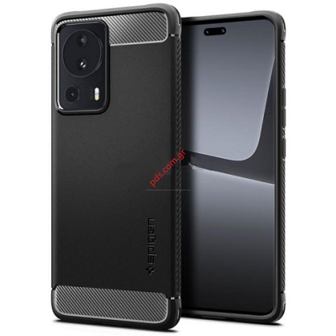 Προστατευτική θήκη TPU Xiaomi 13 Lite Spigen Rugged Armur Black σε μαύρο χρώμα Box Προστατευτική θήκη TPU Xiaomi 13 Lite Spigen Rugged Armur Black σε μαύρο χρώμα Box