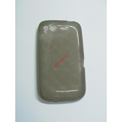 Θήκη από πλαστικό για το HTC DESIRE S  σε μαύρο χρώμα Transparent