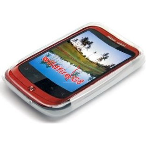 Θήκη από πλαστικό για το HTC Wildfire σε διάφανο χρώμα Transparent