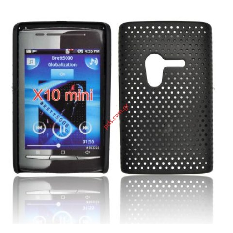 Θήκη από πλαστικό με μικρές τρύπες και τέλεια εφορμογή για SonyEricsson X10 Mini Grey Θήκη από πλαστικό με μικρές τρύπες και τέλεια εφορμογή για SonyEricsson X10 Mini Grey