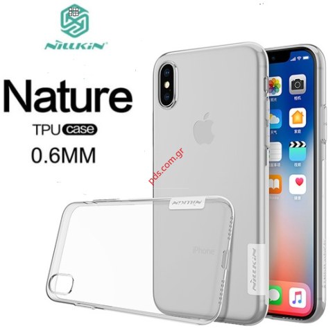 Θήκη Apple iPhone 6 Plus, 6s Plus 5.5 NILLKIN TPU Gel White transparent σε λευκό χρώμα (Blister) Θήκη Apple iPhone 6 Plus, 6s Plus 5.5 NILLKIN TPU Gel White transparent σε λευκό χρώμα (Blister)
