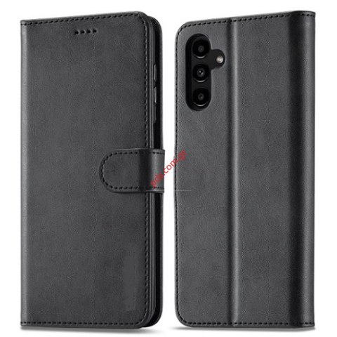 Θήκη Book Samsung A556F Galaxy A55 5G (2024) Black σε μαύρο χρώμα Blister.