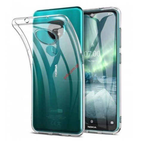Θήκη διάφανη από TPU Nokia 7.2 (TA-1193) White transparent Bulk Θήκη διάφανη από TPU Nokia 7.2 (TA-1193) White transparent Bulk
