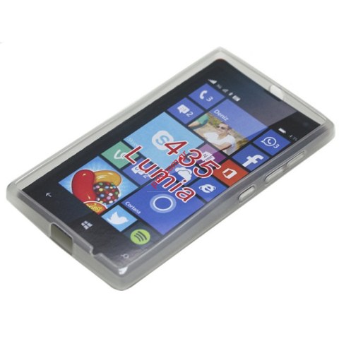 Θήκη διάφανη λεπτή TPU Microsoft Lumia 435 Ultra slim 0.3mm