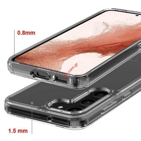 Θήκη διάφανη Samsung S23 ULTRA Galaxy S918B TPU Hard TECH Hybrid Transparent Blister