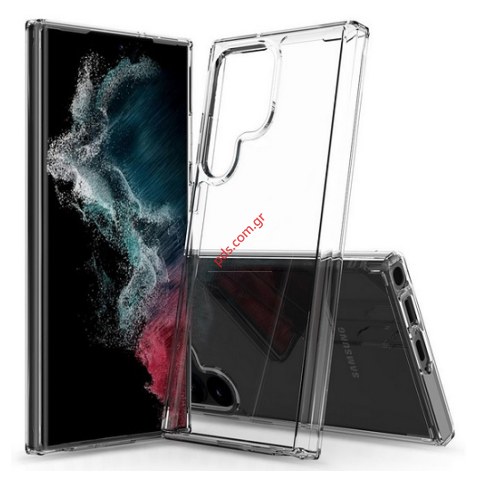 Θήκη διάφανη Samsung S23 ULTRA Galaxy S918B TPU Hard TECH Hybrid Transparent Blister