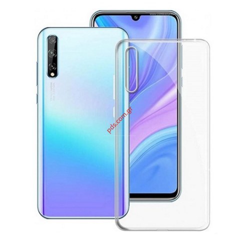 Θήκη διάφανη TPU Huawei P Smart S Clear Transparent Clear Θήκη διάφανη TPU Huawei P Smart S Clear Transparent Clear