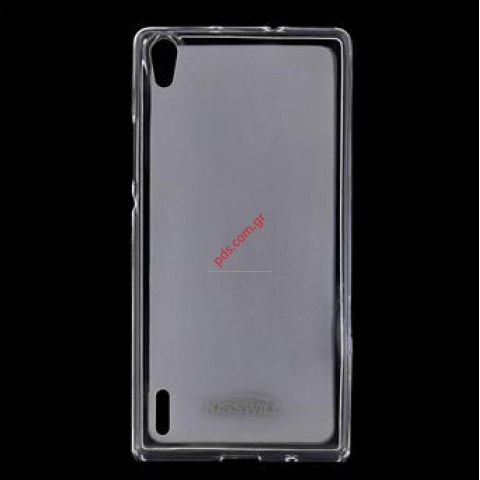 Θήκη διάφανη TPU Kiswill Huawei P7 Ascend L10 White Transparent  Θήκη διάφανη TPU Kiswill Huawei P7 Ascend L10 White Transparent