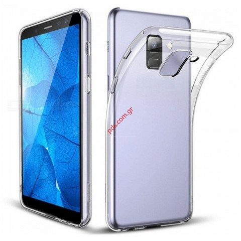 Θήκη διάφανη TPU Samsung A600 Galaxy A6 2018 λεπτή Ultra slim