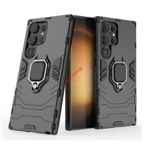 Θήκη για Samsung Galaxy S24 ULTRA SM-S918B Black TPU Armor back Hard cover σε μαύρο χρώμα Θήκη για Samsung Galaxy S24 ULTRA SM-S918B Black TPU Armor back Hard cover σε μαύρο χρώμα