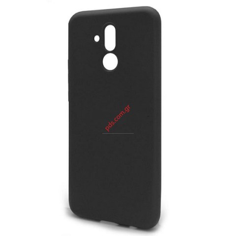 Θήκη Huawei Mate 20 Lite Silicon TPU Soft Black σε μαύρο χρώμα Blister