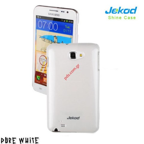 Back hard Plastic case Samsung i9300 Galaxy S3 Jekod Shine in white color. Back hard Plastic case Samsung i9300 Galaxy S3 Jekod Shine in white color.