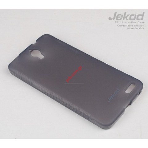 Θήκη Jekod TPU Gel Alcatel 6040D Idol X Black σε μαύρο χρώμα