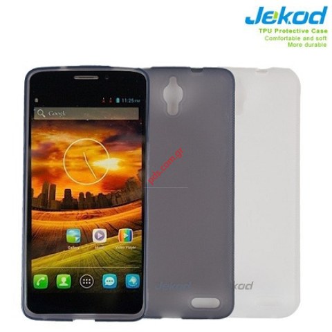 Θήκη Jekod TPU Gel Alcatel 6040D Idol X Black σε μαύρο χρώμα