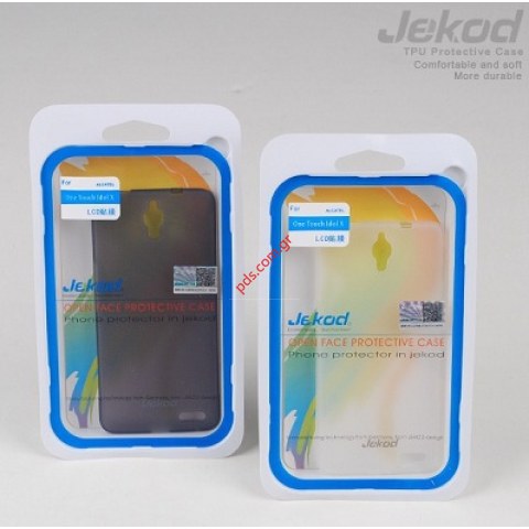 Θήκη Jekod TPU Gel Alcatel 6040D Idol X White σε λευκό χρώμα