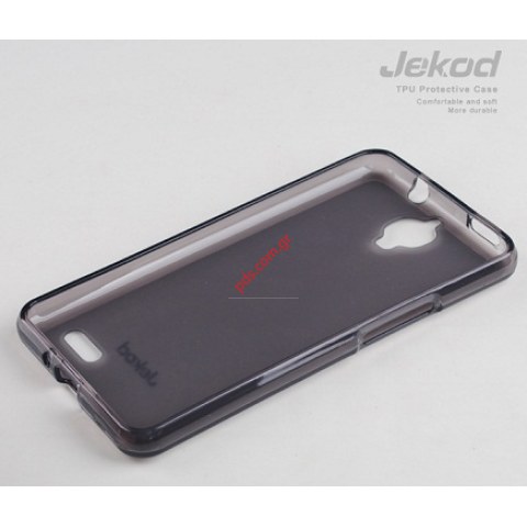 Θήκη Jekod TPU Gel Alcatel OT6030D Black σε μαύρο χρώμα
